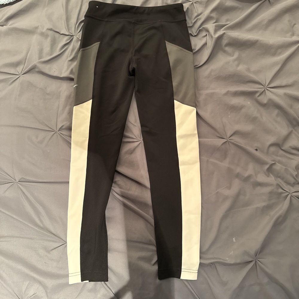 Nike Black and Gray Leggings